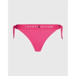 Tommy Hilfiger Side Tie Cheeky Bikini Bottoms in Pink