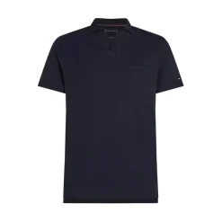 Tommy Hilfiger Terry Regular Fit Short Sleeve Polo in Blue