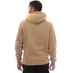 Tommy Hilfiger Tonal Badge Drawstring Hoodie in Camel