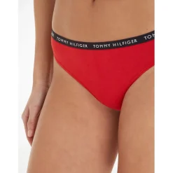 Tommy Hilfiger Womens Bodywear 3 Pack Thong Briefs in Multi
