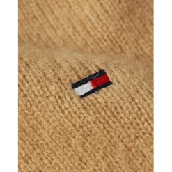 Tommy Hilfiger Wool Crew Neck Sweater in Beige