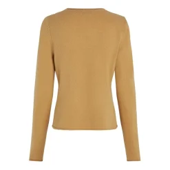 Tommy Hilfiger Wool Crew Neck Sweater in Beige