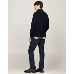 Tommy Hilfiger Zip Mock in Blue