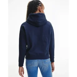 Tommy Jeans Badge Hoodie in Blue