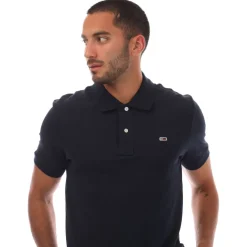 Tommy Jeans Casual Polo Shirt in Navy