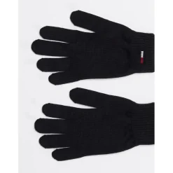 Tommy Jeans Elongated Flag Gloves in Black