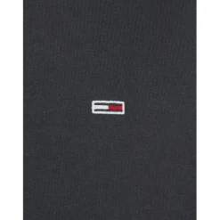 Tommy Jeans Flag Hoodie in Grey