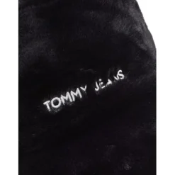 Tommy Jeans Fur Bucket Hat in Black