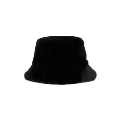 Tommy Jeans Fur Bucket Hat in Black