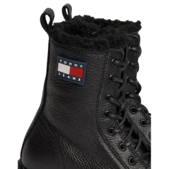 Tommy Jeans Height Boots in Black
