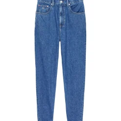 Tommy Jeans High Rise Tapered Mom Jeans in Blue