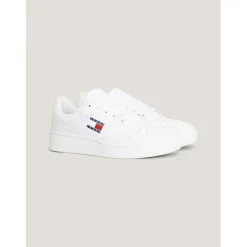 Tommy Jeans Retro Basketball Trainers in White
