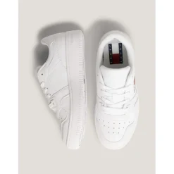 Tommy Jeans Retro Basketball Trainers in White