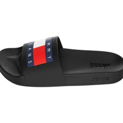 Tommy Jeans Sliders in Black