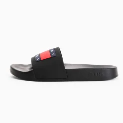 Tommy Jeans Sliders in Black