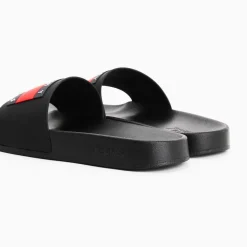 Tommy Jeans Sliders in Black