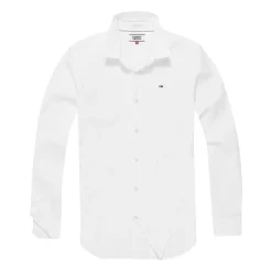 Tommy Jeans Stretch Shirt in White