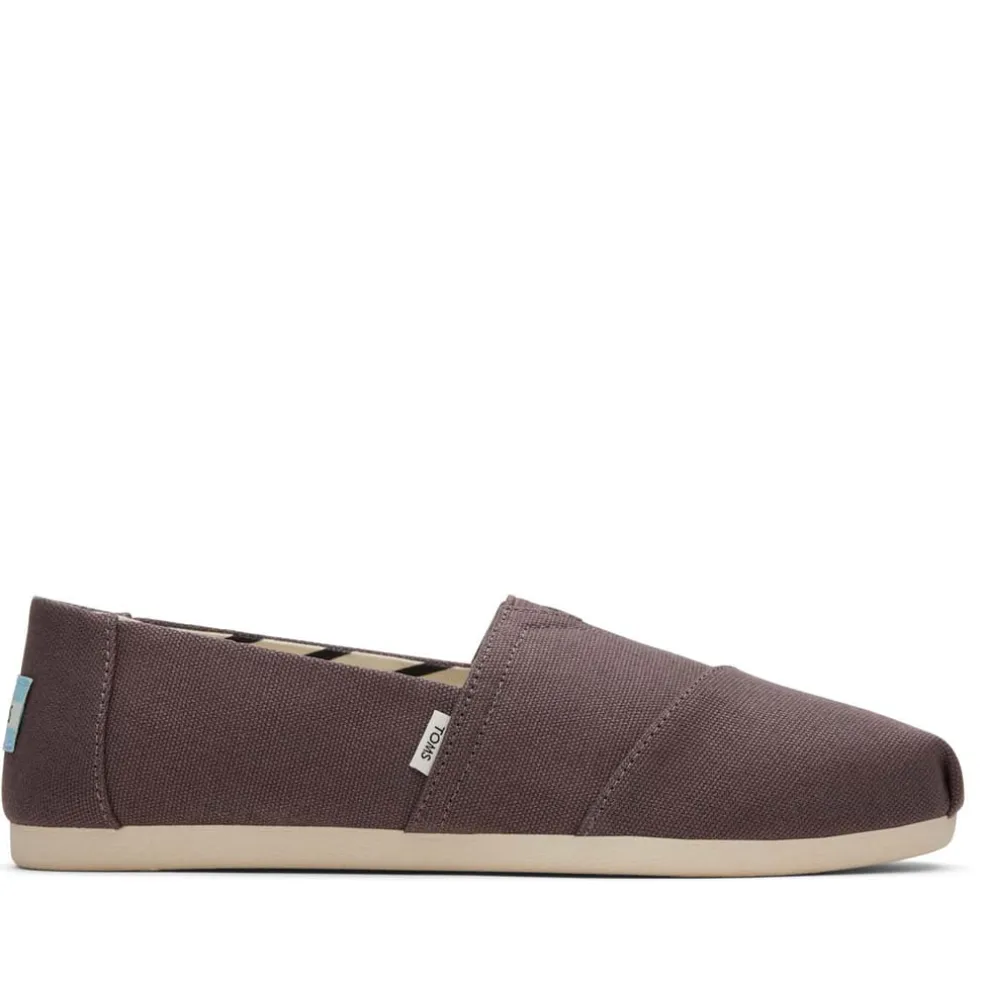 Toms Alpargata Classic Slip-On Shoes in Grey