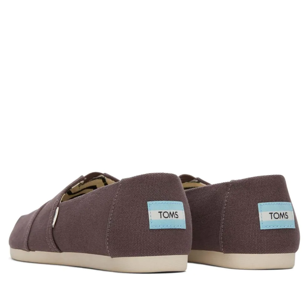 Toms Alpargata Classic Slip-On Shoes in Grey