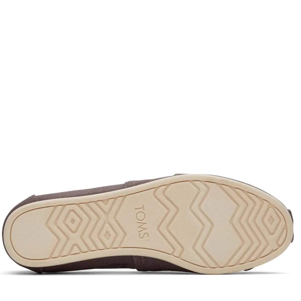 Toms Alpargata Classic Slip-On Shoes in Grey