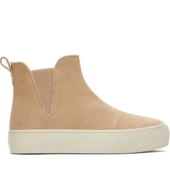 Toms Fenix Platform Chelsea Boots in Natural