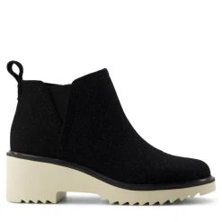 Toms Maude Twill Boots in Black