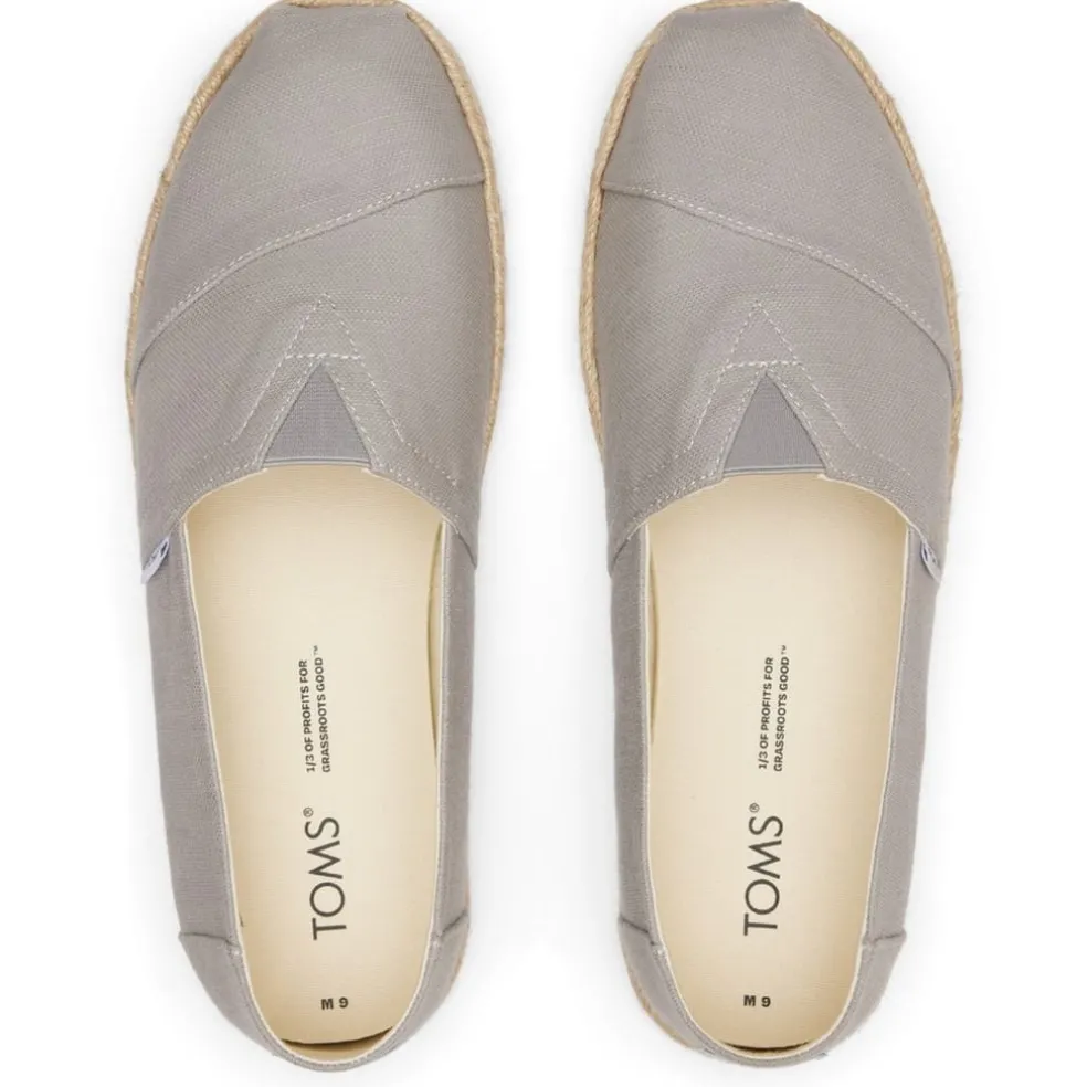 Toms Rope Espadrille in Grey