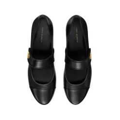 Tory Burch Cap Toe Mary Jane Flats in Black