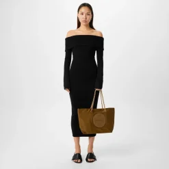 Tory Burch Ella Chain Tote in Brown