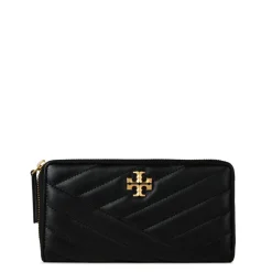 Tory Burch Kira Chevron Wallet in Black