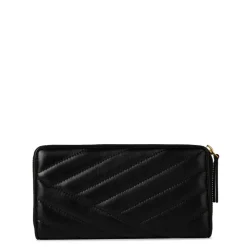 Tory Burch Kira Chevron Wallet in Black