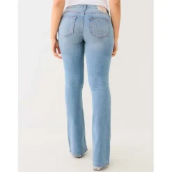 True Religion Becca Mid Rise Bootcut Jeans in Blue