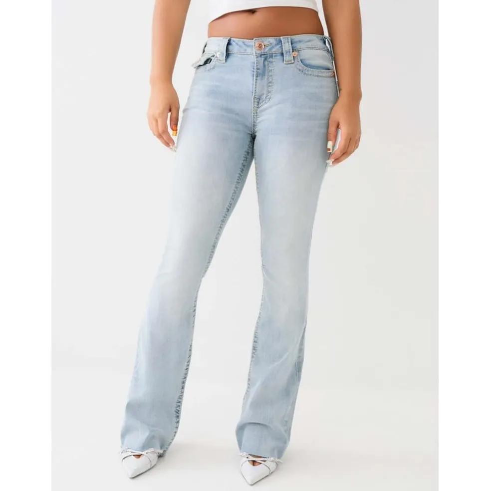 True Religion Bootcut Flared Regular Fit Jeans in Blue