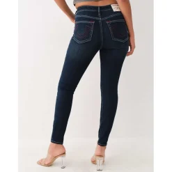 True Religion Halle High Rise Skinny Jeans in Blue