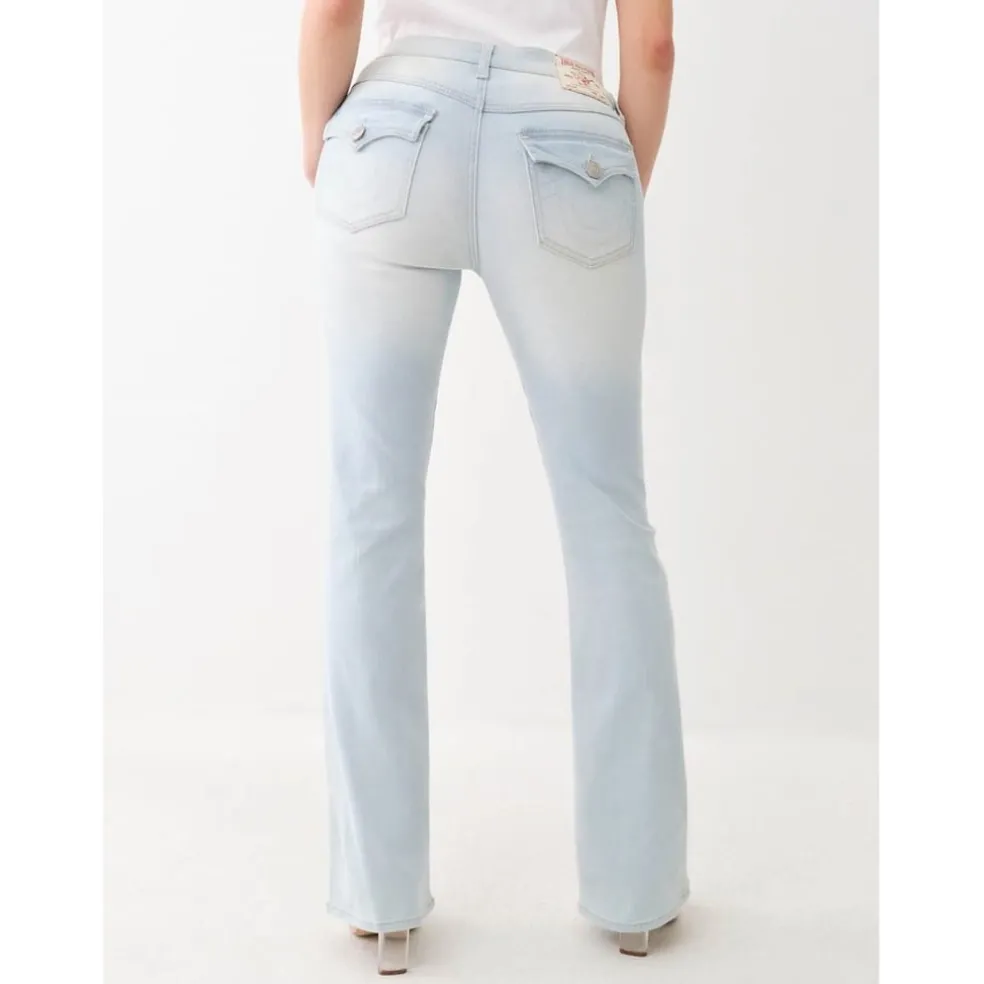 True Religion Mid Rise Bootcut Regular Fit Jeans in Blue