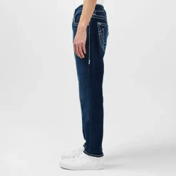 True Religion Rocco Five Pocket Tapered Jeans in Blue