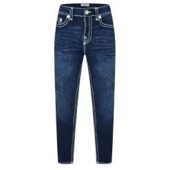True Religion Rocco Five Pocket Tapered Jeans in Blue