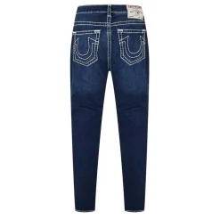 True Religion Rocco Five Pocket Tapered Jeans in Blue