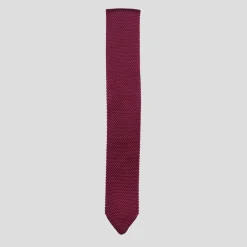 Twisted Tailor Jagger Knitted Tie Mens in Red