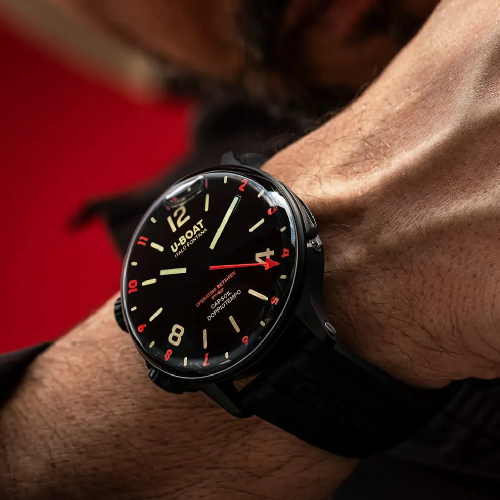 U-Boat U Boat Capsoil Doppiotempo 45 Dlc White in Black