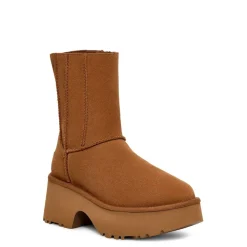 Ugg Seam New Heights Snug Platform Boots in Brown