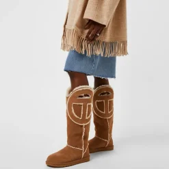 Ugg X Telfar Logo Boots in Brown