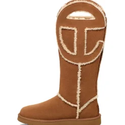 Ugg X Telfar Logo Boots in Brown