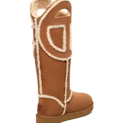 Ugg X Telfar Logo Boots in Brown