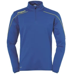Uhlsport Zip Neck Regular Fit Sweatshirt in Blue