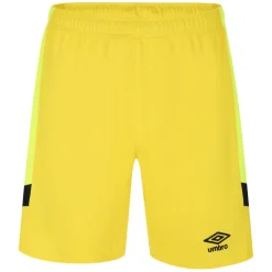Umbro Goal Keeper Shorts in yellow black
