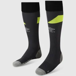 Umbro Goal Keeper Socks in Black yellow