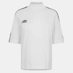 Umbro High Neck Regular Fit T-Shirt in White