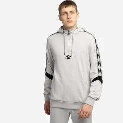 Umbro Mens Diamond Taped Half Zip Hoody in Multi