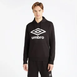 Umbro Mens Team Hoodie in Black